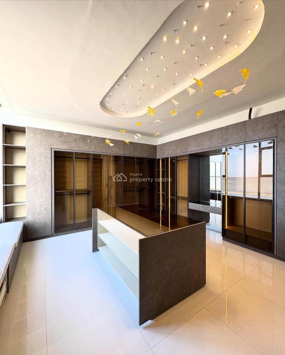 Aesthetically Built 5 Bed Detached Waterfront Mansion+ Pool + Cinema, Video Available on Request, Osapa, Lekki, Lagos, Detached Duplex for Sale