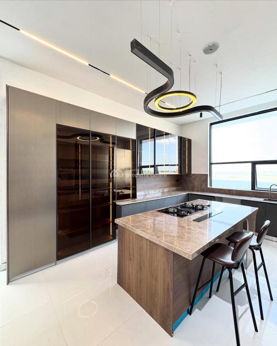 Aesthetically Built 5 Bed Detached Waterfront Mansion+ Pool + Cinema, Video Available on Request, Osapa, Lekki, Lagos, Detached Duplex for Sale