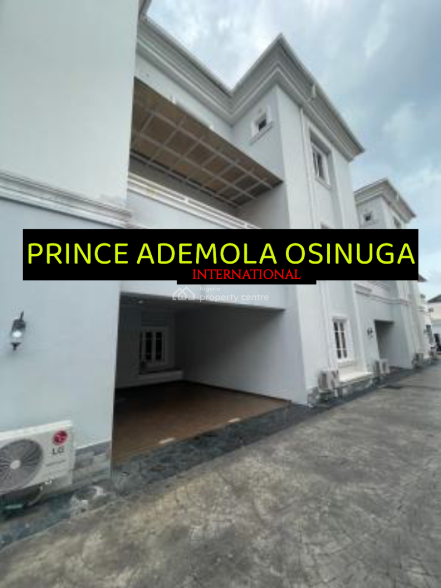 Private 5 Bedrooms Terrace House + Bq, Banana Island Estate, Ikoyi, Lagos, Terraced Duplex for Rent