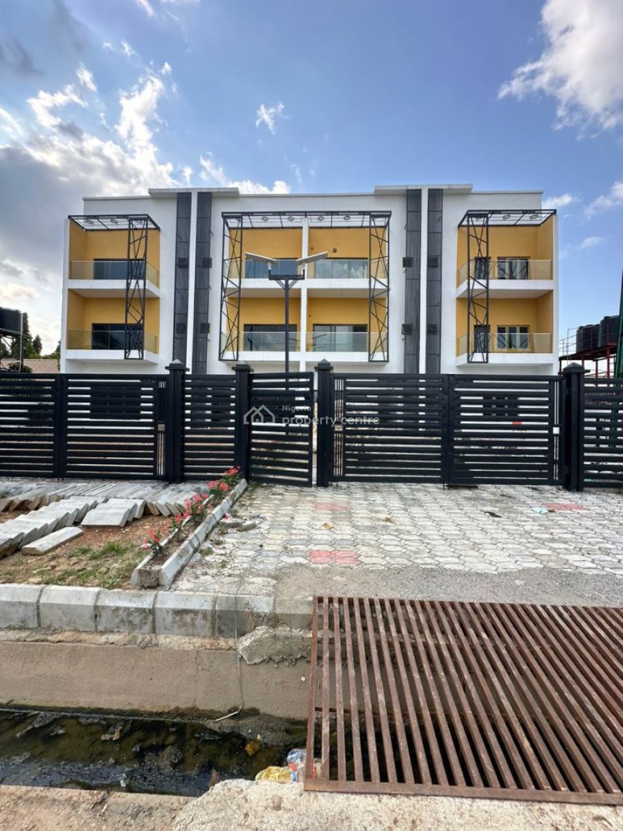 Spacious 4 Bedroom Terrace Duplex (carcass), Gwarinpa, Abuja, Terraced Duplex for Sale