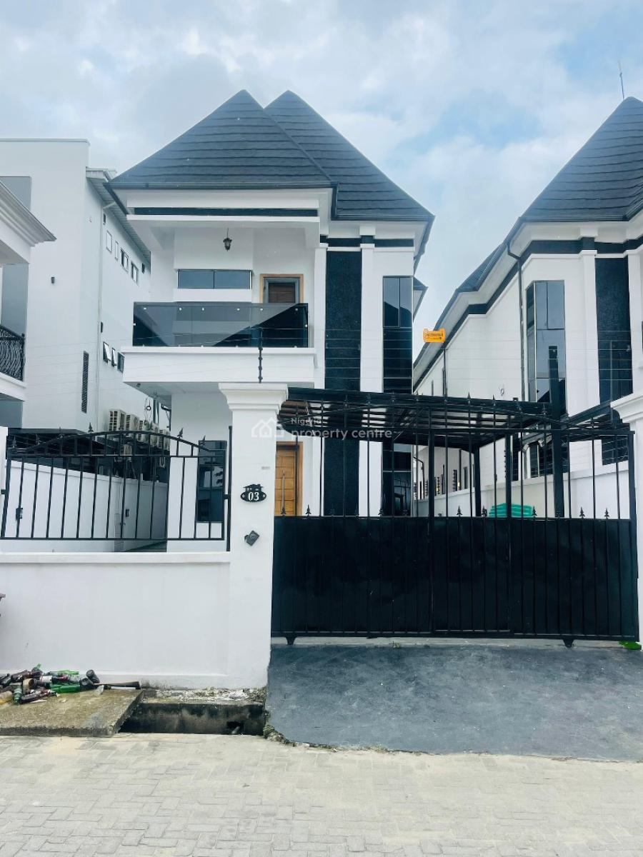 5 Bedroom Fully Detached Duplex with Bq, Chevron, Lekki, Lagos, Detached Duplex for Sale