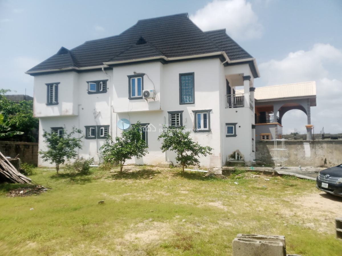 Beautiful and Solidly Built 5 Bedroom Duplex on More Than One Plot, Behind Davitech Filling Station Phase 2, Oribanwa, Ibeju Lekki, Lagos, Detached Duplex for Sale
