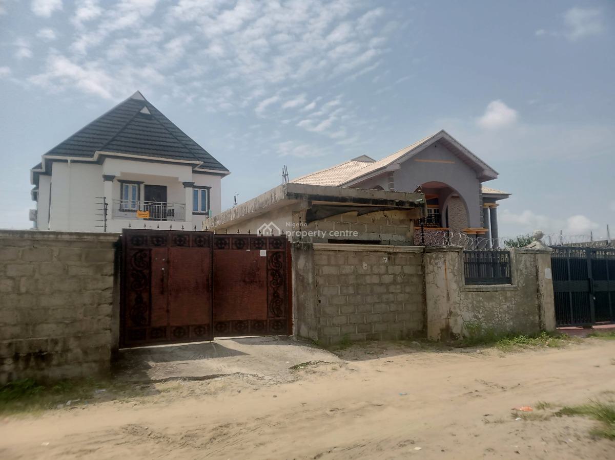 Beautiful and Solidly Built 5 Bedroom Duplex on More Than One Plot, Behind Davitech Filling Station Phase 2, Oribanwa, Ibeju Lekki, Lagos, Detached Duplex for Sale