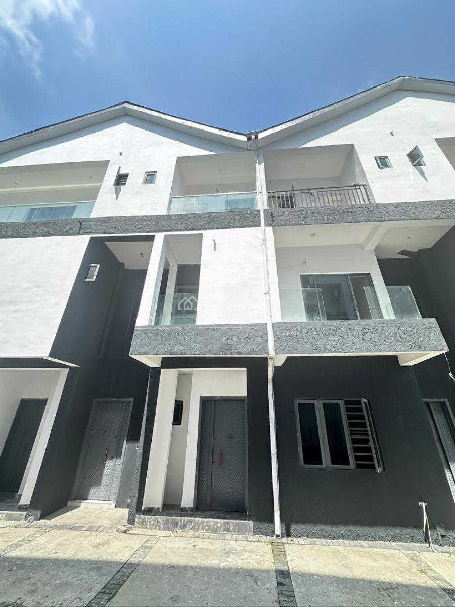 3 Bedroom Serviced Terrace Duplex with a Room Bq, Ikate, Lekki, Lagos, Terraced Duplex for Sale