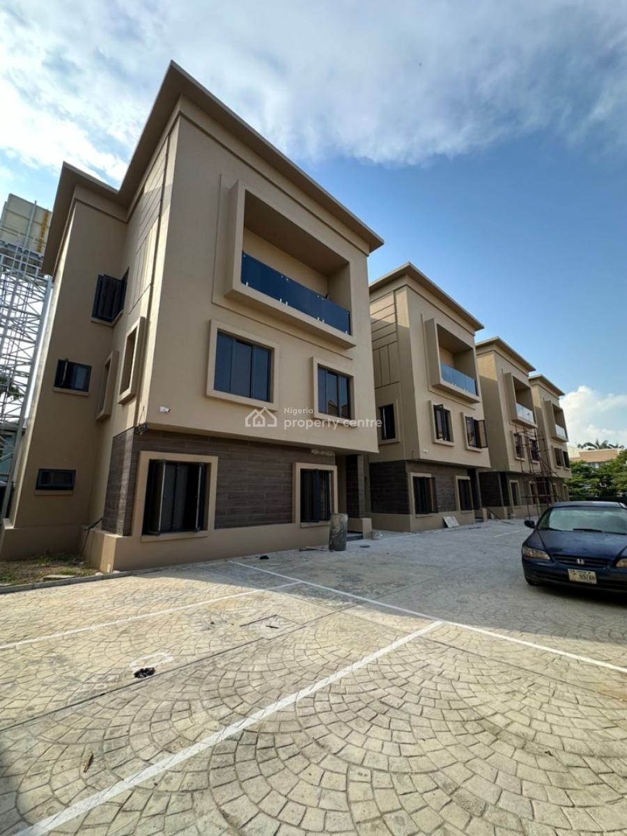 Beautiful  Brand New 4 Bedroom Terraced Duplex With1 Room Bq, Jabi, Abuja, Terraced Duplex for Sale