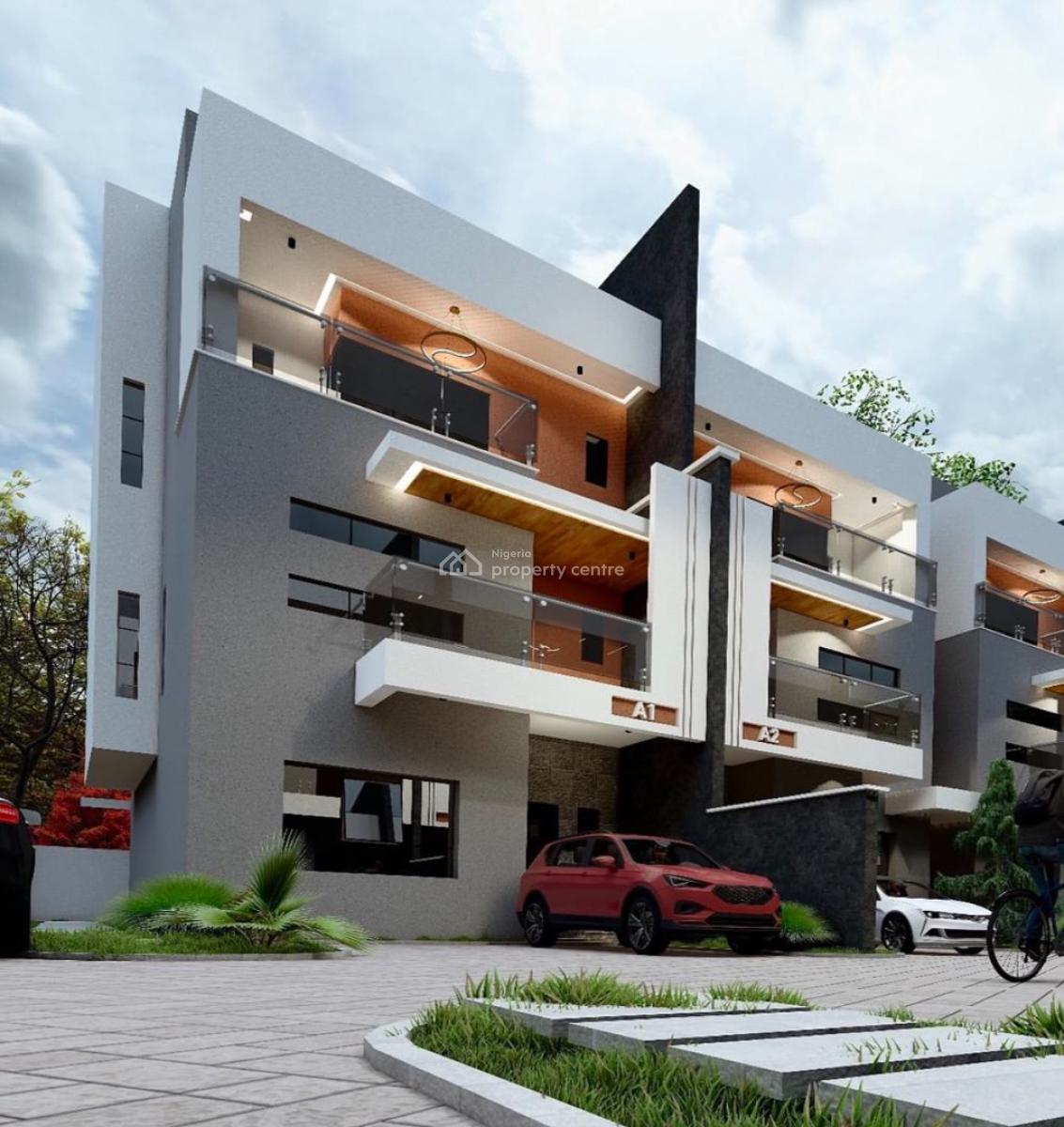 4 Bedroom Terrace Duplex, Guzape District, Abuja, Terraced Duplex for Sale