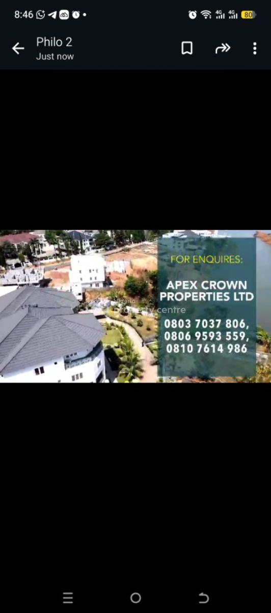 8 Ensuite Bedroom 4 Living Rooms Fully Detached Duplex with All Facili, Asokoro District, Abuja, Detached Duplex for Sale