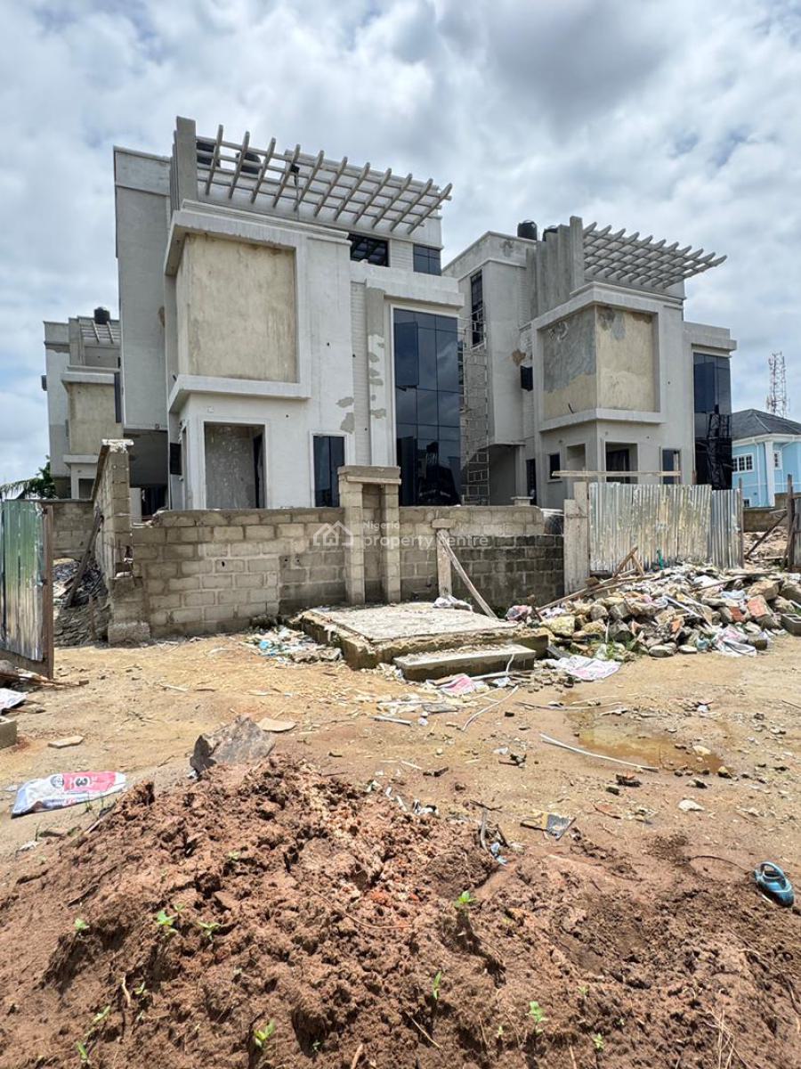 Nicely Built 4 Bedroom Detached Duplex Plus Gym and Rooftop, Surulere, Lagos, Detached Duplex for Sale