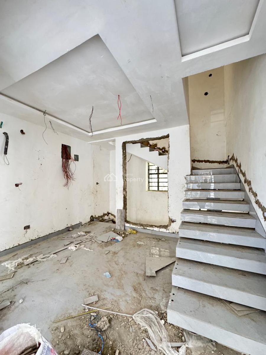 Nicely Built 4 Bedroom Detached Duplex Plus Gym and Rooftop, Surulere, Lagos, Detached Duplex for Sale