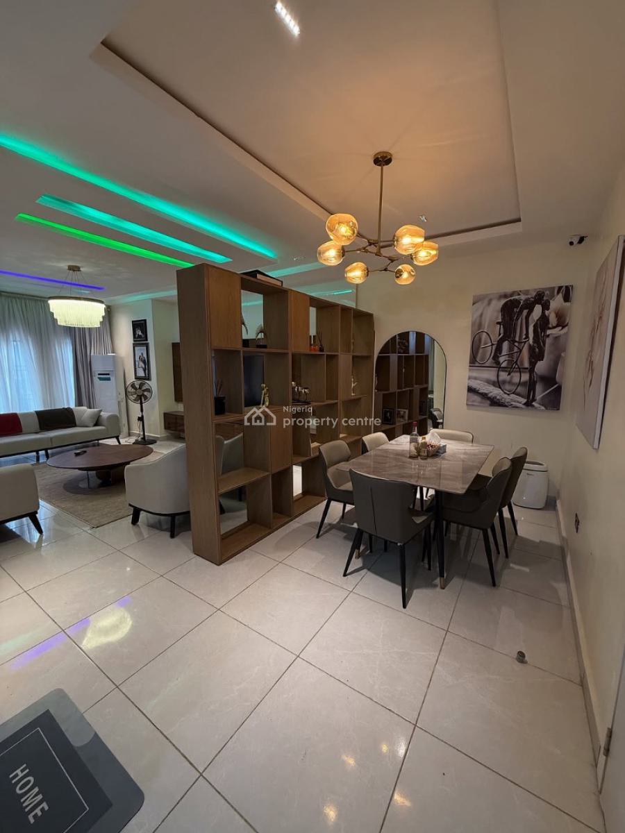 Elegant 4 Bedroom Terrace Duplex with Bq, Guzape District, Abuja, Terraced Duplex for Sale