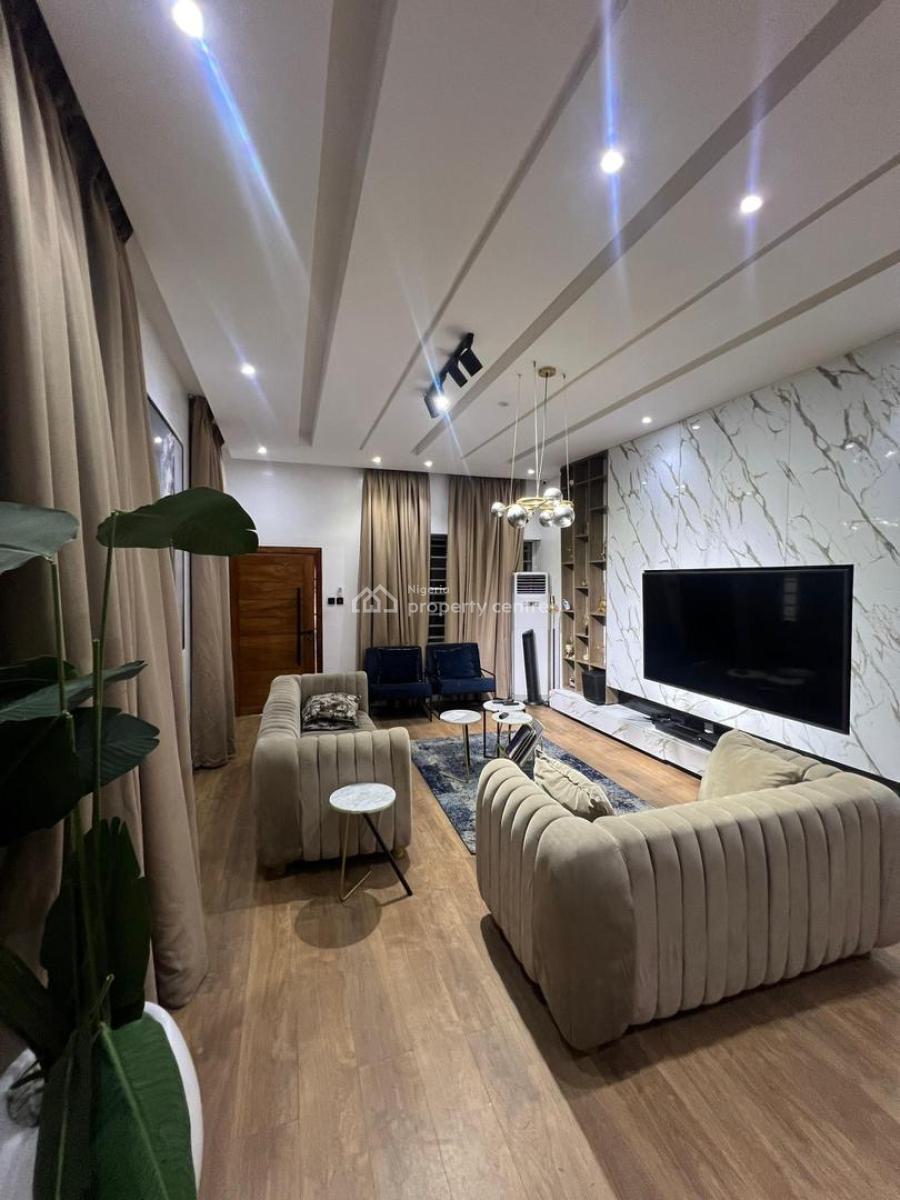 Furnished 4 Bedroom Semi Detached Duplex, Osapa, Lekki, Lagos, Semi-detached Duplex for Rent