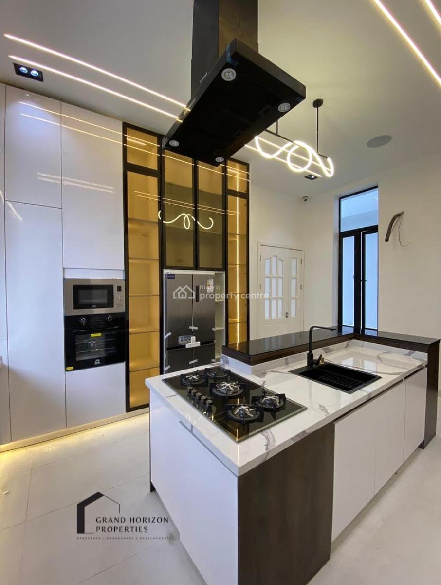 a Lovely 5 Bedroom Fully Detached Duplex with Pool, Cinema & Bq, Osapa, Lekki, Lagos, Detached Duplex for Sale