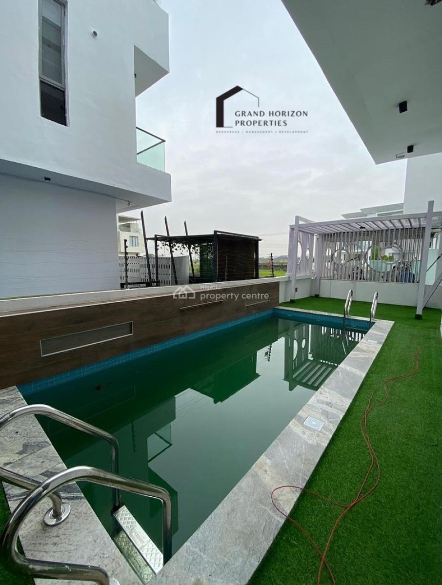 a Lovely 5 Bedroom Fully Detached Duplex with Pool, Cinema & Bq, Osapa, Lekki, Lagos, Detached Duplex for Sale