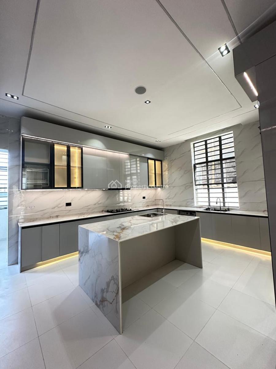 Exquisite 5 Bedroom Detached Duplex with Bq at Chevron, Chevron, Lekki, Lagos, Detached Duplex for Sale