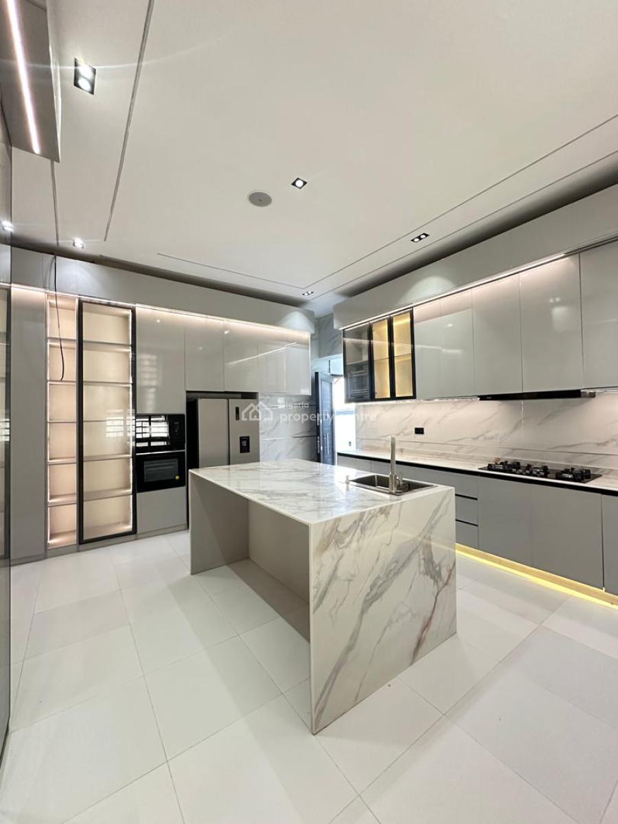 Exquisite 5 Bedroom Detached Duplex with Bq at Chevron, Chevron, Lekki, Lagos, Detached Duplex for Sale