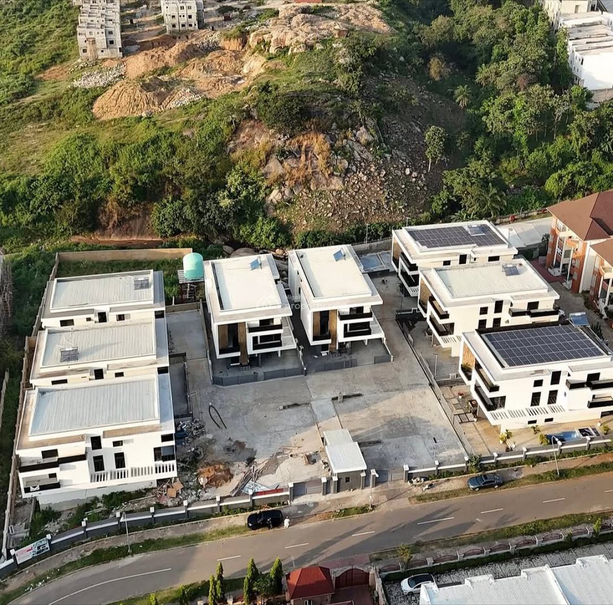 Newly Constructed 6 Bedroom Fully Detached Villas with a Maid Room, Guzape District, Abuja, Detached Duplex for Sale