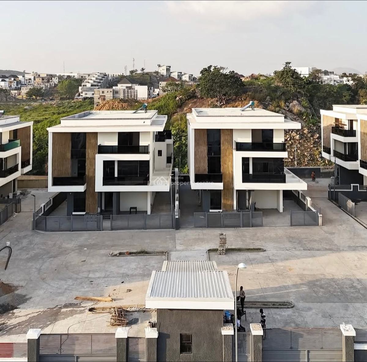 Newly Constructed 6 Bedroom Fully Detached Villas with a Maid Room, Guzape District, Abuja, Detached Duplex for Sale