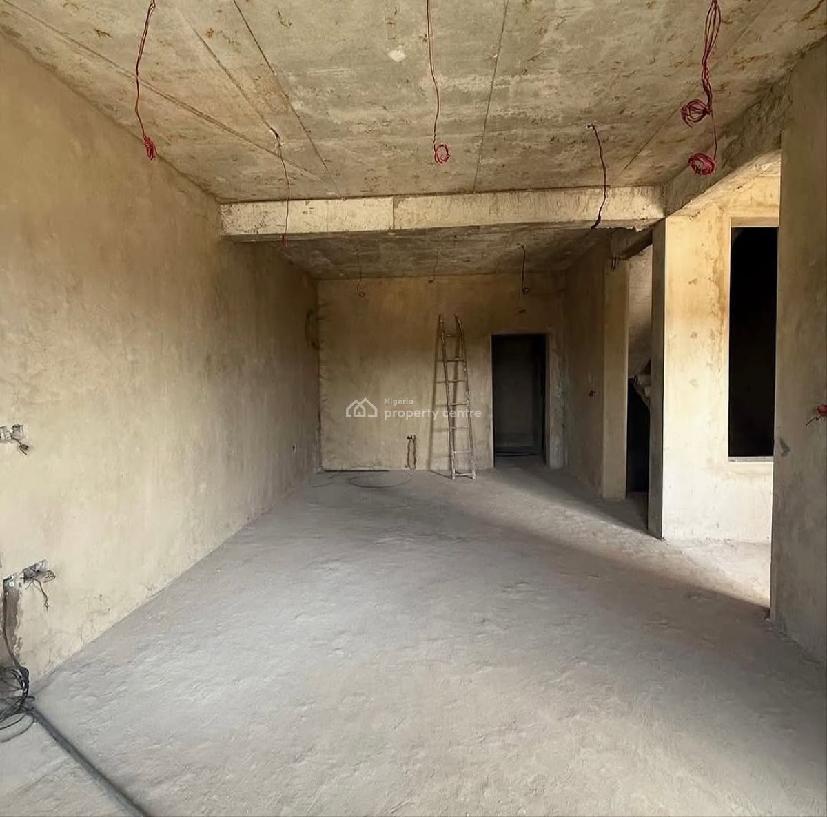 Newly Constructed 4 Bedroom Terrace Duplex with a Room Boys Quarters, Guzape District, Abuja, Terraced Duplex for Sale