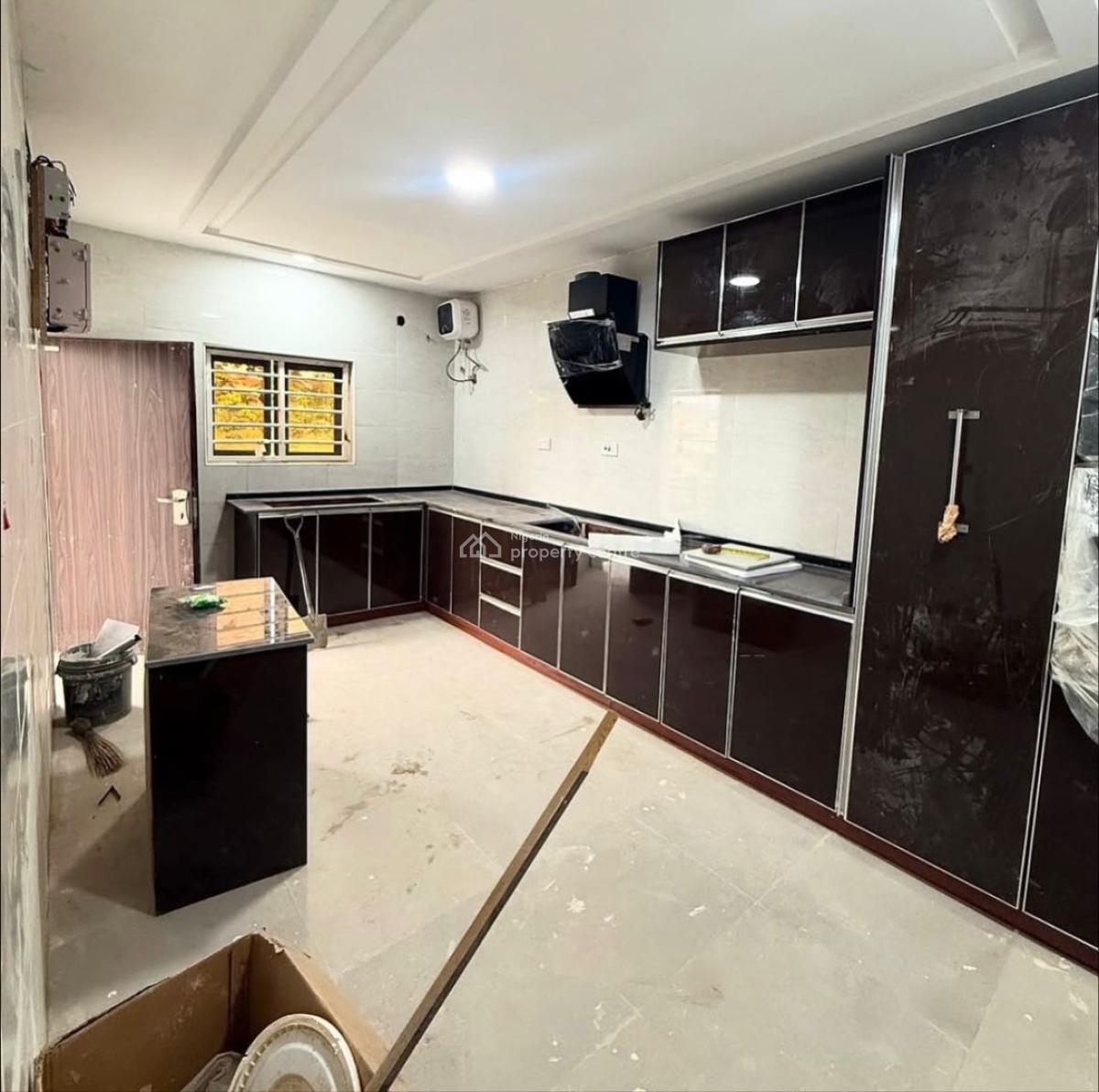 Newly Constructed 4 Bedrooms Terrace with a 1 Bedroom Attached Guest House, Apo, Abuja, Terraced Duplex for Sale