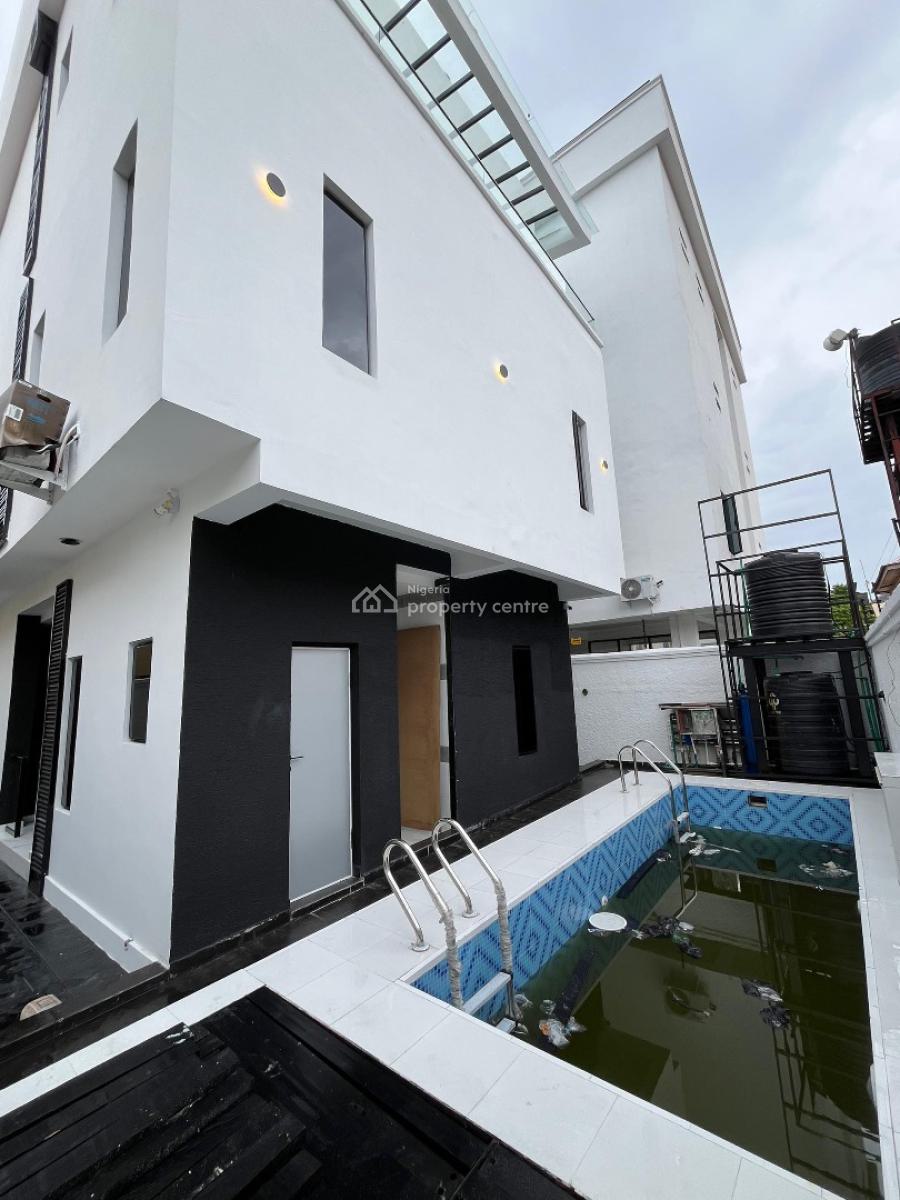 Elegantly Built 4 Bedroom Detached with Pool, Cinema, Gym and Rooftop, Lekki Phase 1, Lekki, Lagos, Detached Duplex for Sale