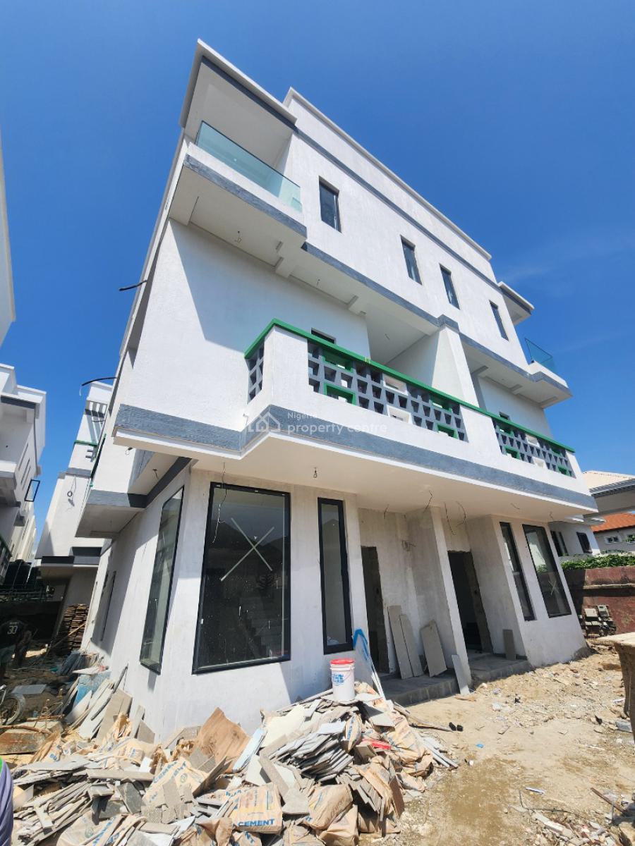 Luxury 4 Bedroom Semi-detached House with One Room Bq., Lekki Phase 1, Lekki, Lagos, Lekki, Lagos, Semi-detached Duplex for Sale