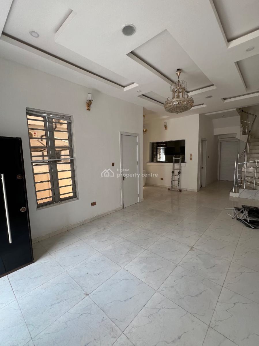 Contemporary Designed 4 Bedroom Semi Detached Duplex with a Bq., Chevron, Lekki, Lagos, Semi-detached Duplex for Rent