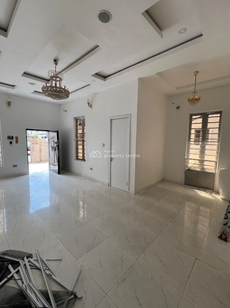 Contemporary Designed 4 Bedroom Semi Detached Duplex with a Bq., Chevron, Lekki, Lagos, Semi-detached Duplex for Rent