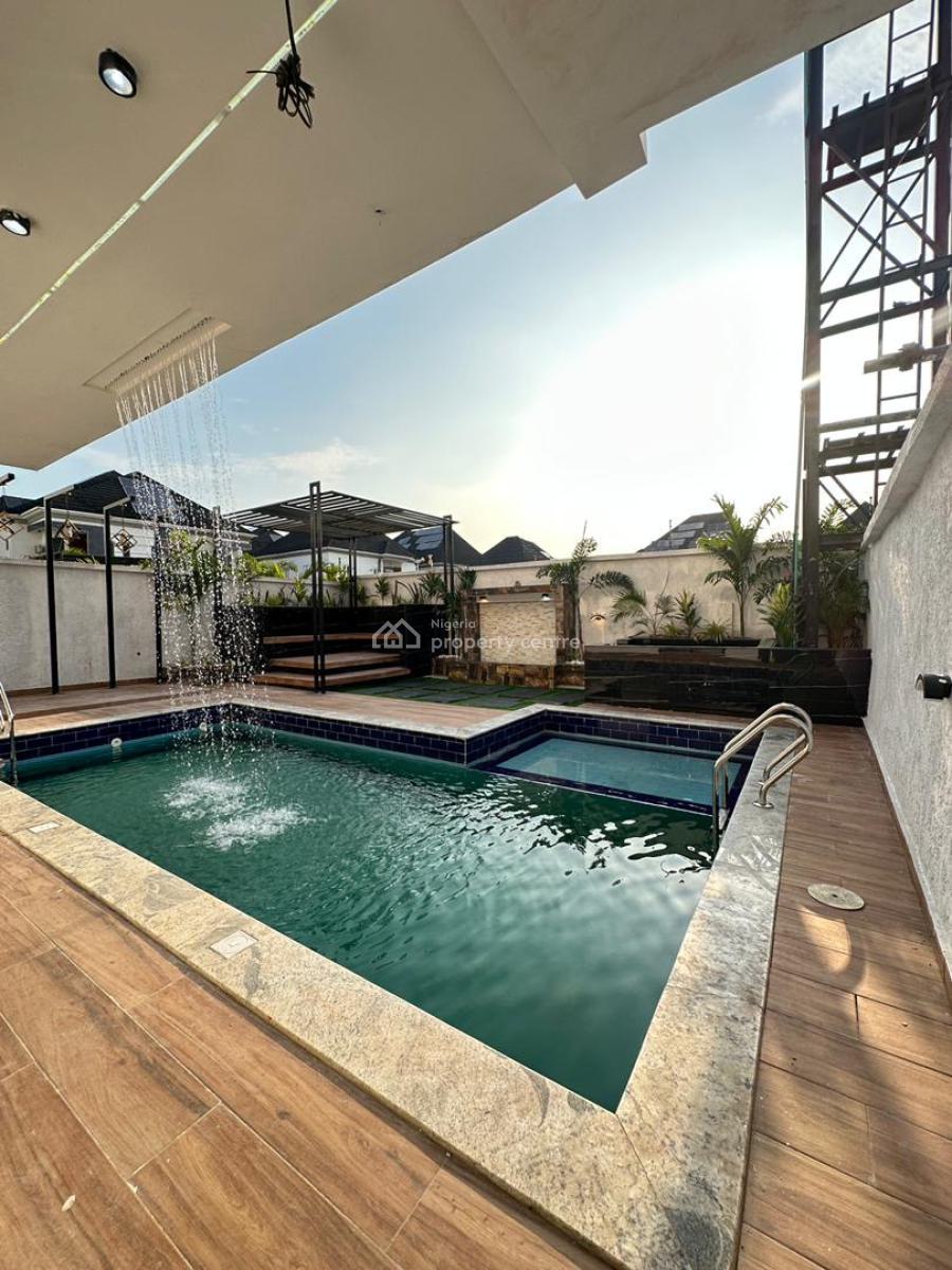 Exquisite 6 Bedroom Detached Duplex with Bq,cinema,rooftop Terrace, Chevron, Lekki, Lagos, Detached Duplex for Sale