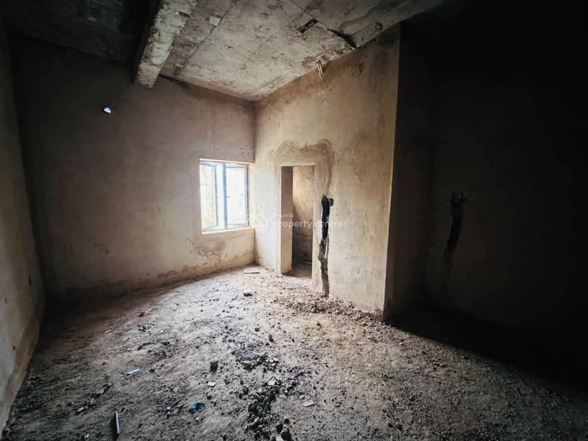 Exclusive 4-bedroom Terraced Duplex Semi-finished, Gwarinpa, Abuja, Terraced Duplex for Sale