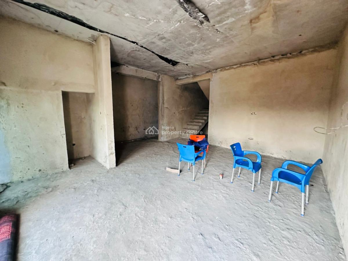 Exclusive 4-bedroom Terraced Duplex Semi-finished, Gwarinpa, Abuja, Terraced Duplex for Sale