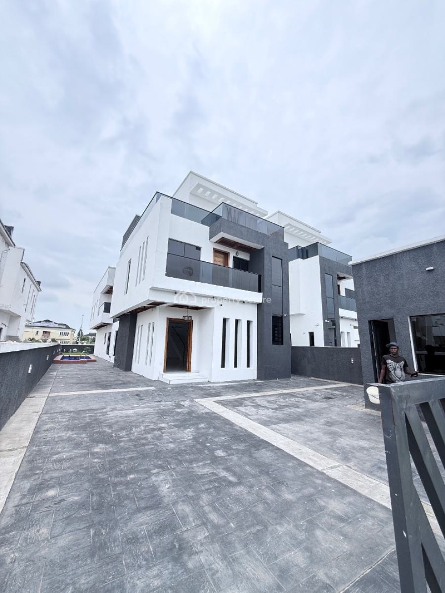 Luxury 5-bedroom Detached Home with Cinema & Pool, Royal Gardens, Ajah, Lagos, Detached Duplex for Sale