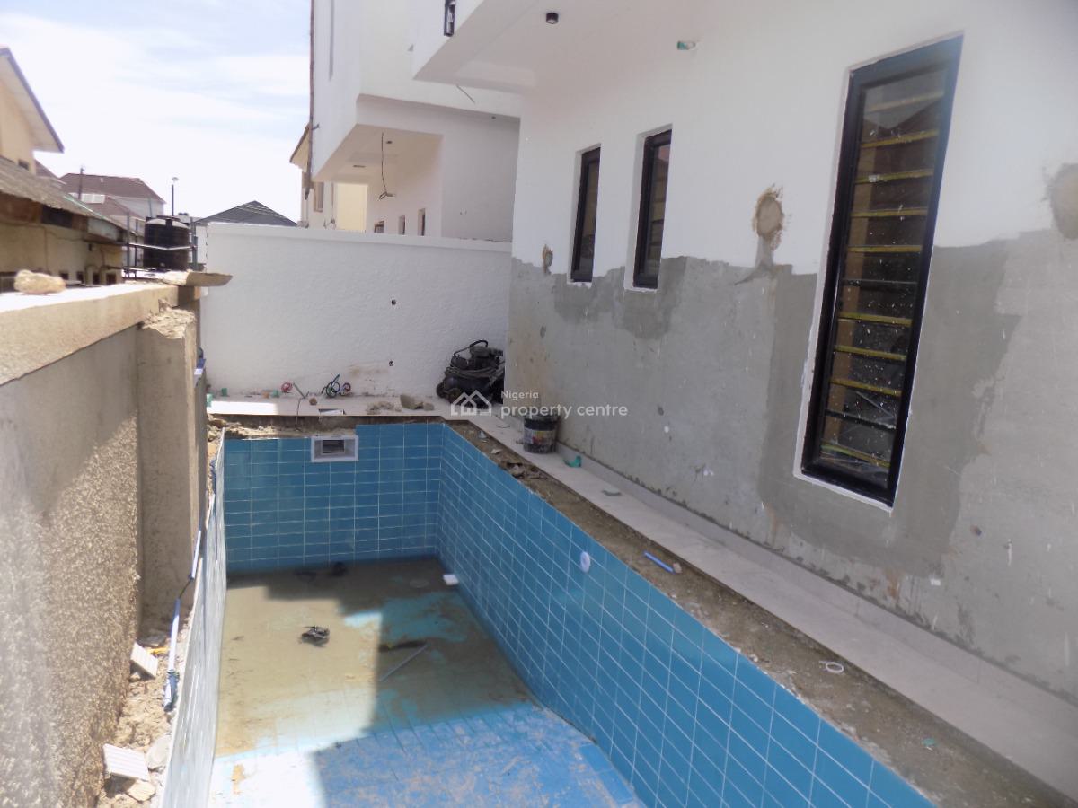 Very Big 5 Bedroom Fully Detached Duplex with Bq +swimming Pool, Ologolo, Lekki, Lagos, Detached Duplex for Sale