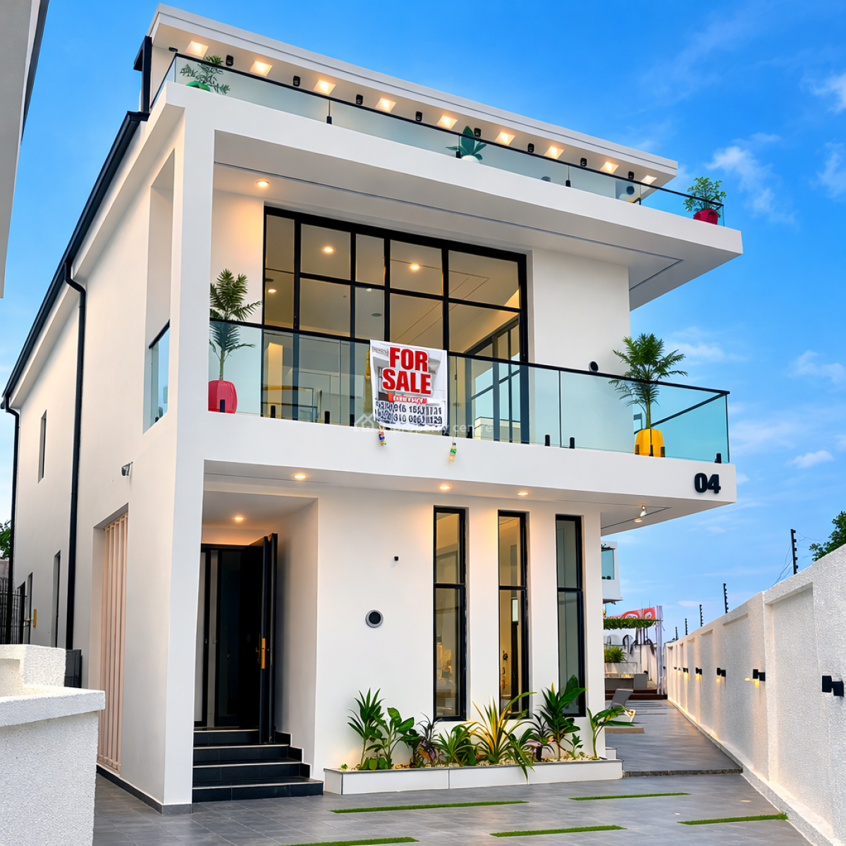 Very Big 5 Bedroom Fully Detached Duplex with Bq +swimming Pool, Ologolo, Lekki, Lagos, Detached Duplex for Sale