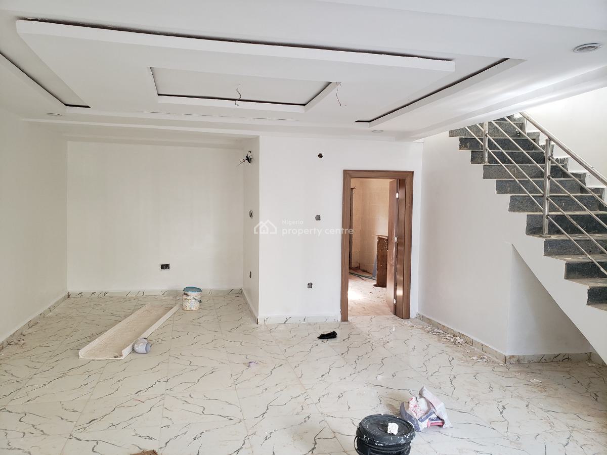 Brand-new 4 Bedroom Duplex with Bq, By Efab Estate, Apo, Abuja, Terraced Duplex for Rent