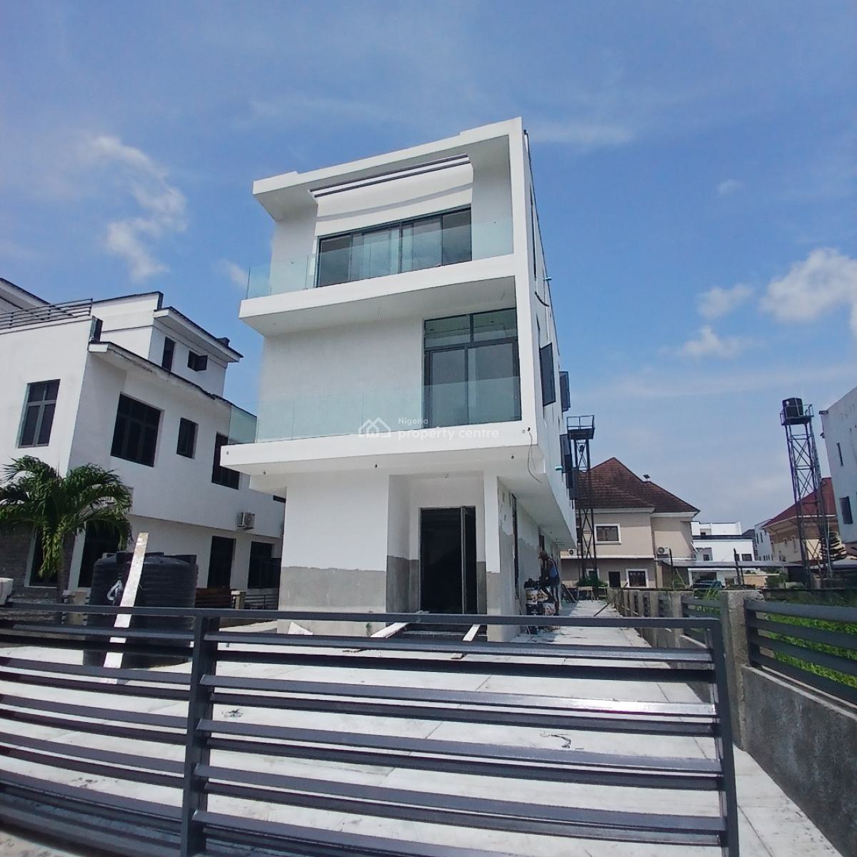 Massive 5 Bedroom Detached Duplex with Swimming Pool, Bq, Osapa, Lekki, Lagos, Detached Duplex for Sale