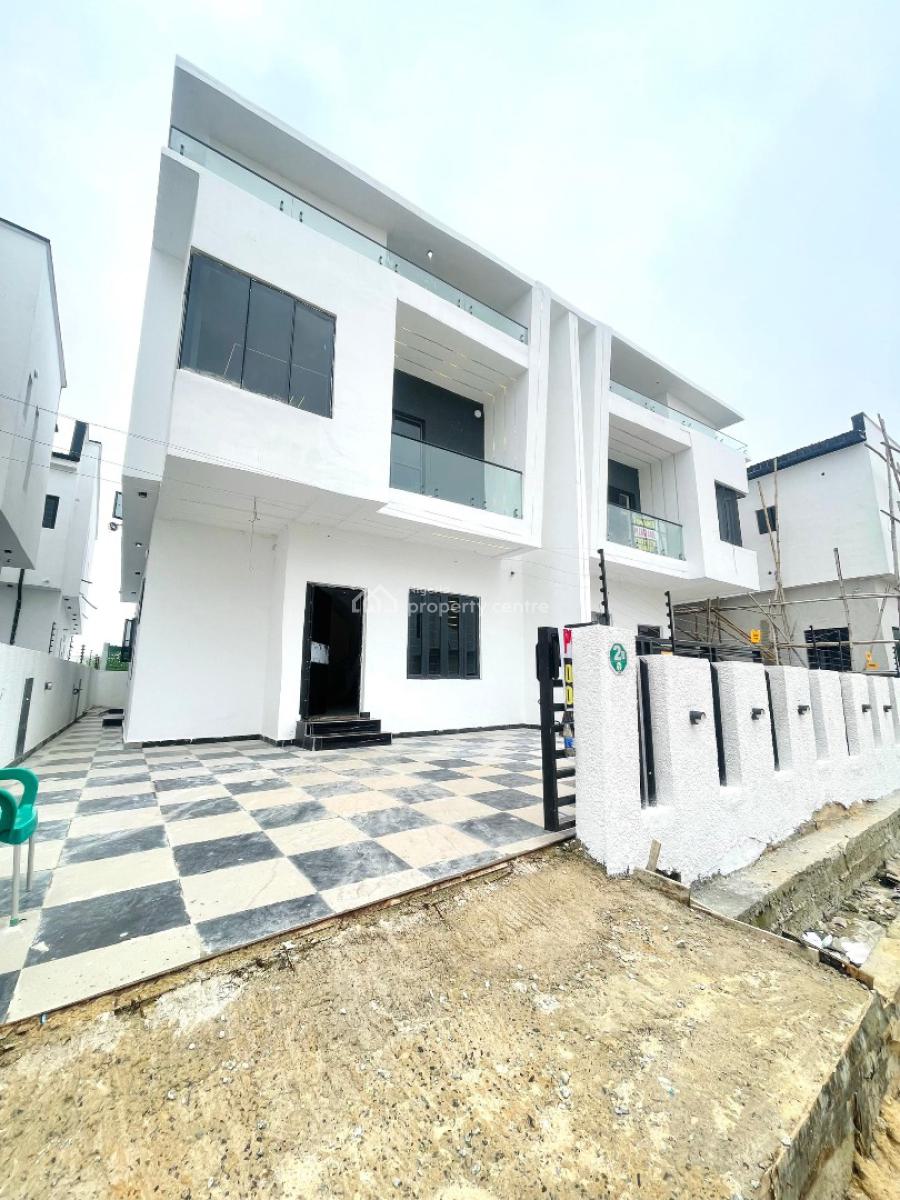 4 Bedroom Semi Detached Duplex with Bq, Ajah, Lagos, Semi-detached Duplex for Sale