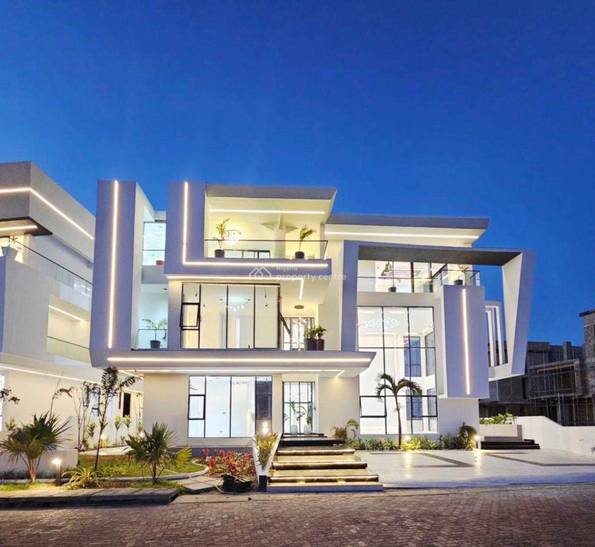 Luxury 5 Bedroom Detached Duplex with Swimming Pool and Bq, Osapa London, Osapa, Lekki, Lagos, Detached Duplex for Sale