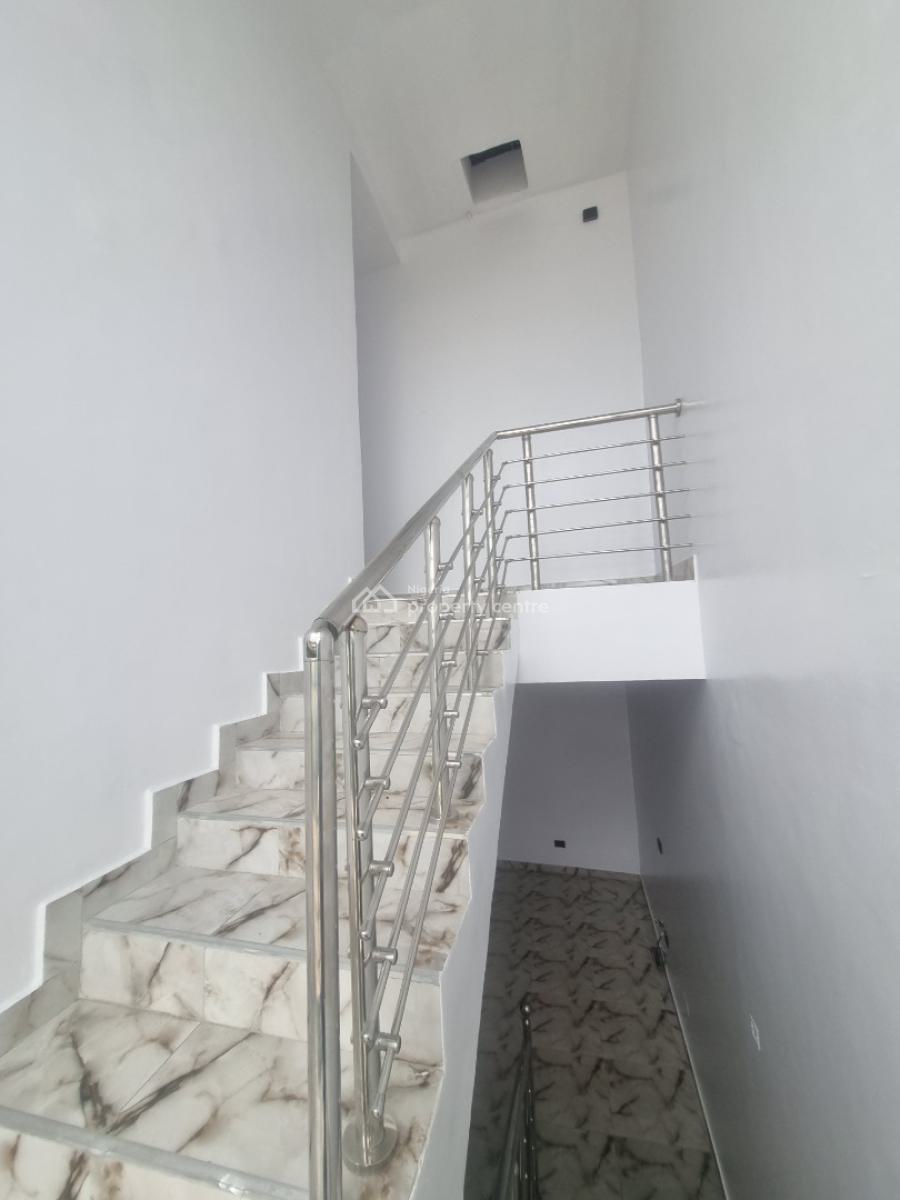 3 Bedroom Luxury Terrace House with Attached Boys Quarter, Sangotedo, Ajah, Lagos, Terraced Duplex for Sale