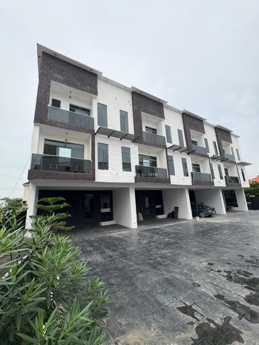 4-bedroom Terrace with Modern, Ajah, Lagos, Terraced Duplex for Rent