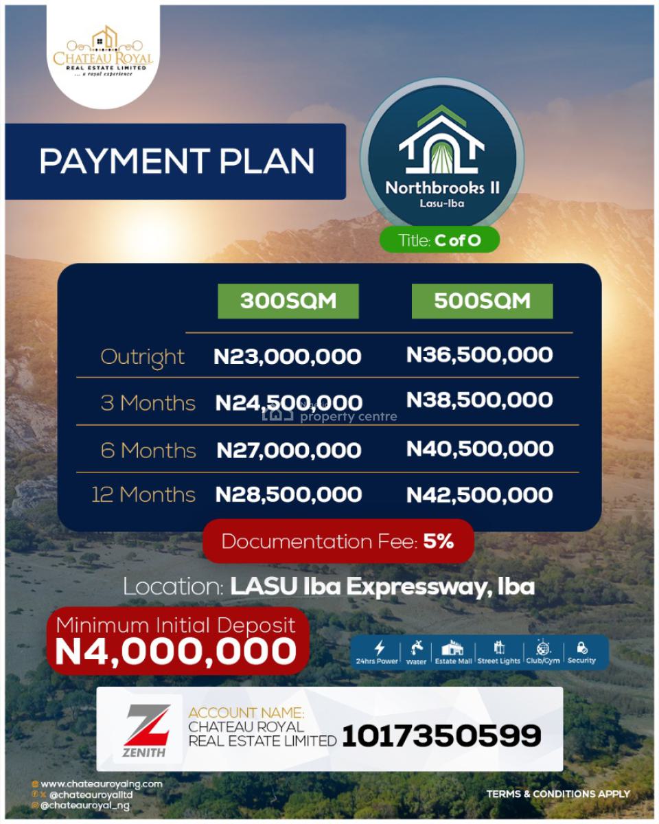 Plots of Mixed-use Land with C of O, Northbrooks Ii, Lasu Iba Expressway, Iba, Alaba, Ojo, Lagos, Mixed-use Land for Sale