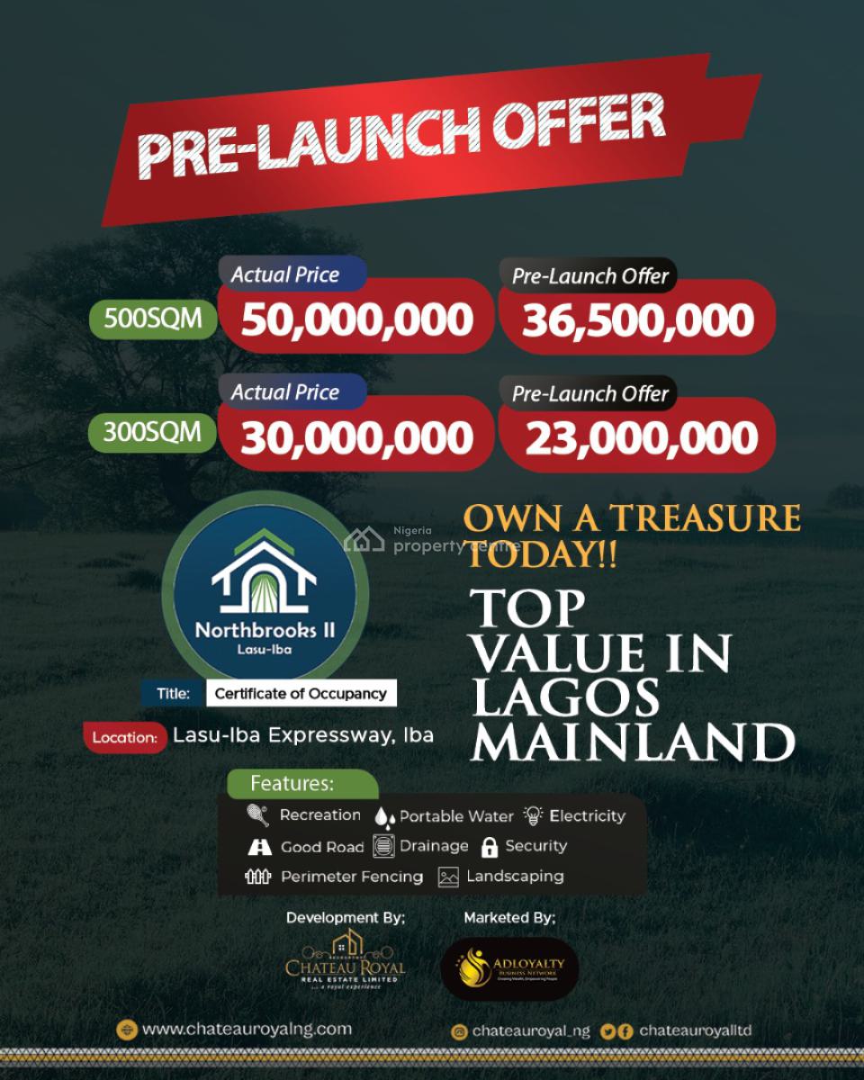 Plots of Mixed-use Land with C of O, Northbrooks Ii, Lasu - Iba Expressway, Iba, Alaba, Ojo, Lagos, Mixed-use Land for Sale