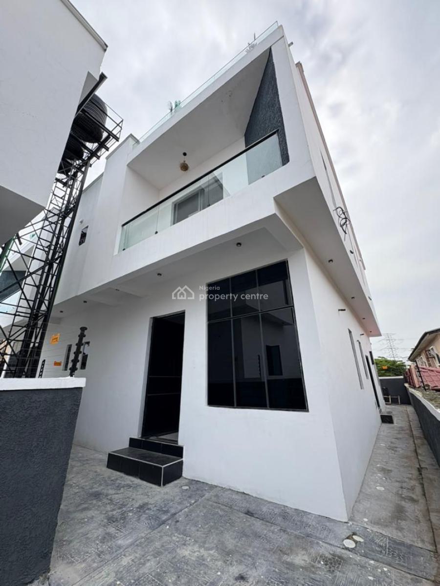 Well Built & Secure! 4-bedroom Semi-detached Duplex with Bq, Ajah, Lagos, Semi-detached Duplex for Sale