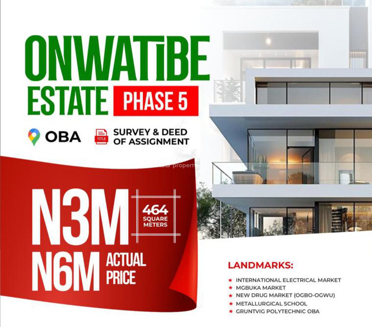 Plots & Acres of Land, Oba, Idemili, Anambra, Land for Sale
