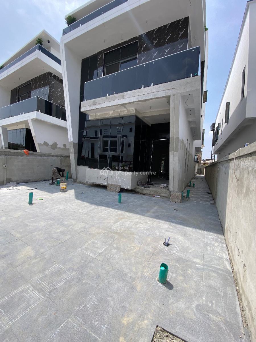 Newly Built 5 Bedroom Duplex Comes with Swimming Pools and a Bq, Gated Estate By Blenco Supermarket, Sangotedo, Ajah, Lagos, Detached Duplex for Sale