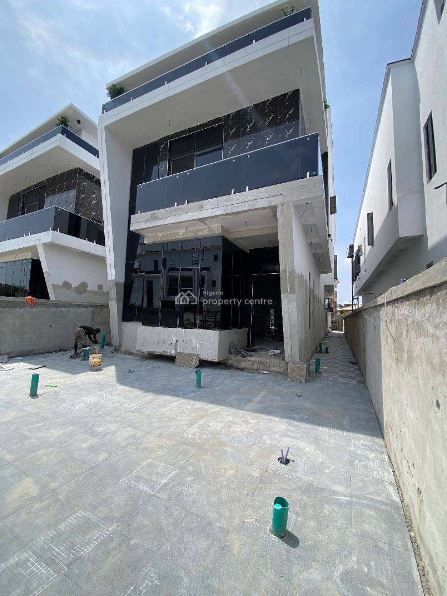 Newly Built 5 Bedroom Duplex Comes with Swimming Pools and a Bq, Gated Estate By Blenco Supermarket, Sangotedo, Ajah, Lagos, Detached Duplex for Sale