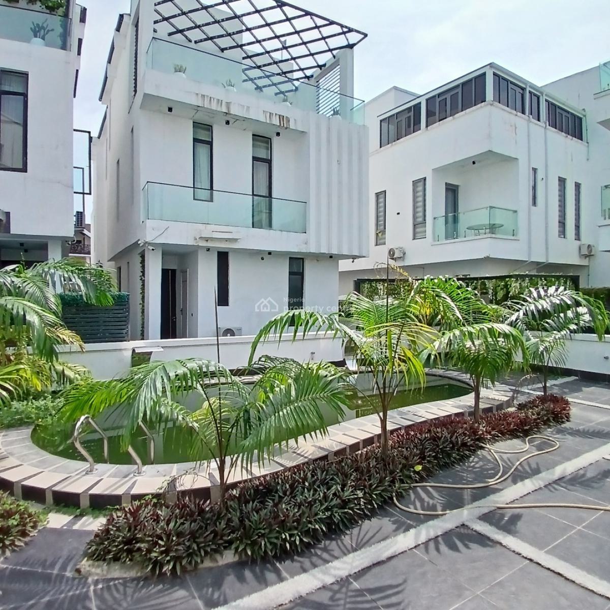 Massive 5 Bedroom Detached Duplex with Swimming Pool, Osapa, Lekki, Lagos, Detached Duplex for Sale