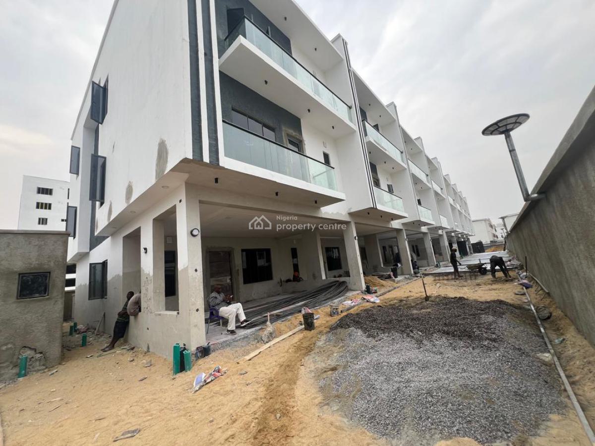 Brand New 4 Bedrooms Terrace Duplex with Bq, Ikate, Lekki, Lagos, Terraced Duplex for Sale