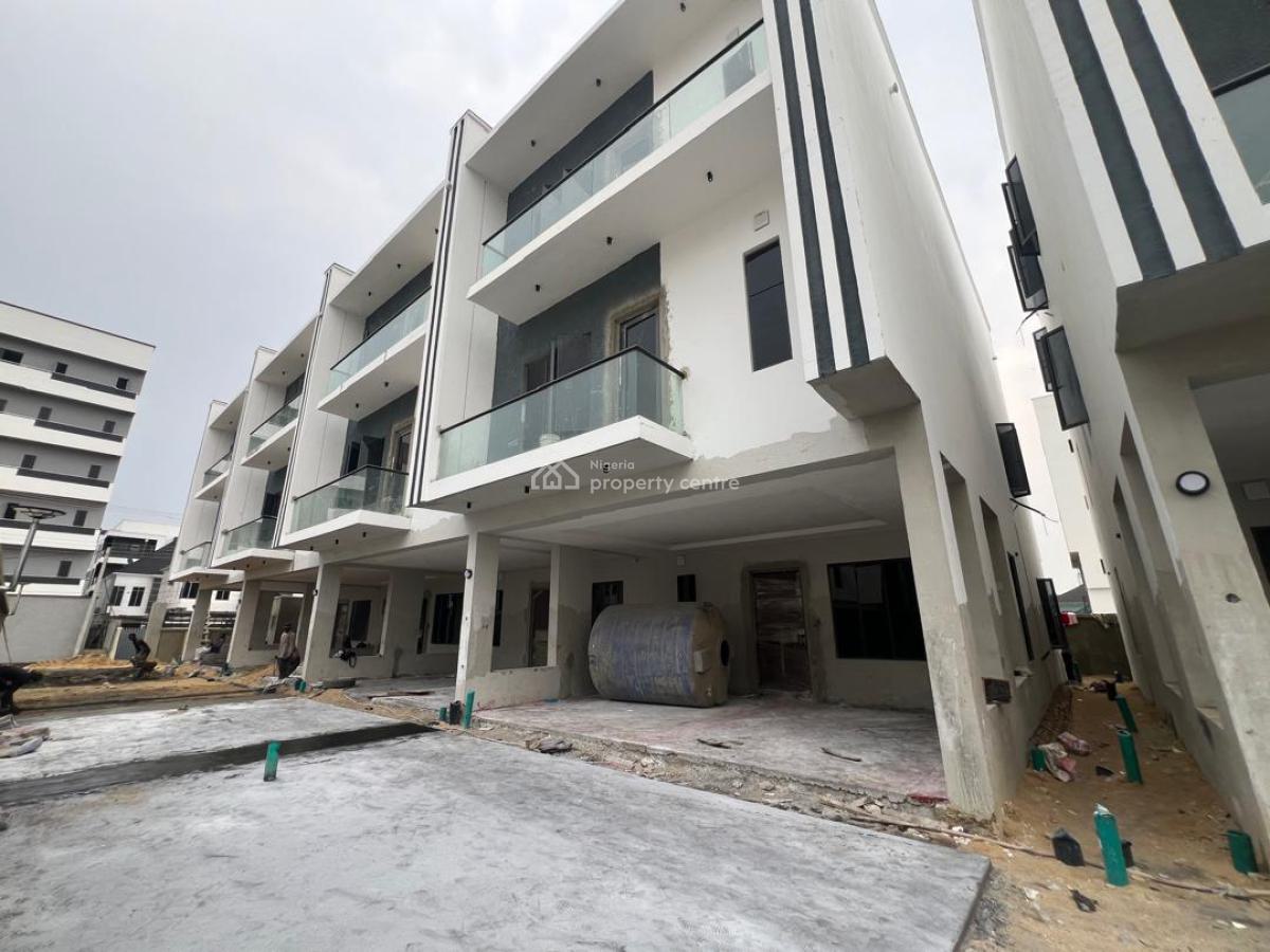 Brand New 4 Bedrooms Terrace Duplex with Bq, Ikate, Lekki, Lagos, Terraced Duplex for Sale