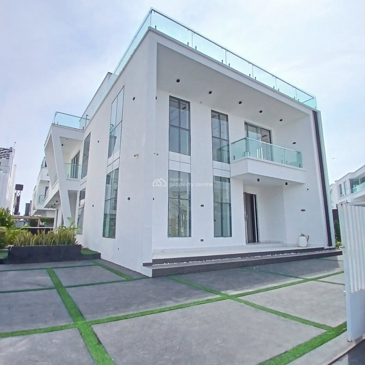Exquisitely Detailed 5 Bedroom Mansion with Rooftop Terrace, Osapa, Lekki, Lagos, Detached Duplex for Sale