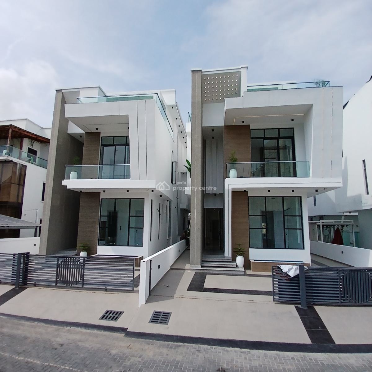 Majestic 5 Bedroom Detached Duplex with Swimming Pool, Bq, Osapa, Lekki, Lagos, Detached Duplex for Sale